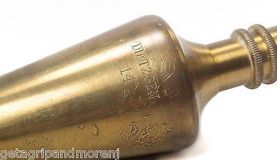 Vintage Dietzgen 5720 Brass Plumb Bobs - Set of 2 Removable Point Plumb Bobs (14 oz) - Antique Surveying Tools in Good Condition - Perfect for Construction, Land Surveying & DIY Projects
