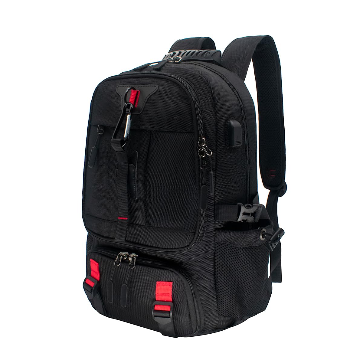 Premium Travel Laptop Backpack with USB Charging Port - XL Anti-Theft Business Backpack for Work & College - Airline Approved Carry-On Fits 18 Inch Laptops (Men & Women) - Perfect for Business Trips, Commuting & Campus Life
