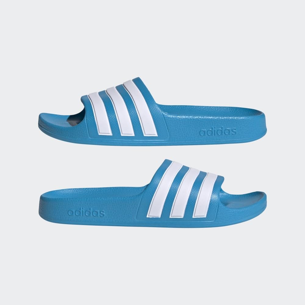 Adidas Adilette Aqua Kids Slides - Comfortable Water Shoes for Boys & Girls | Perfect for Pool, Beach, and Summer Activities