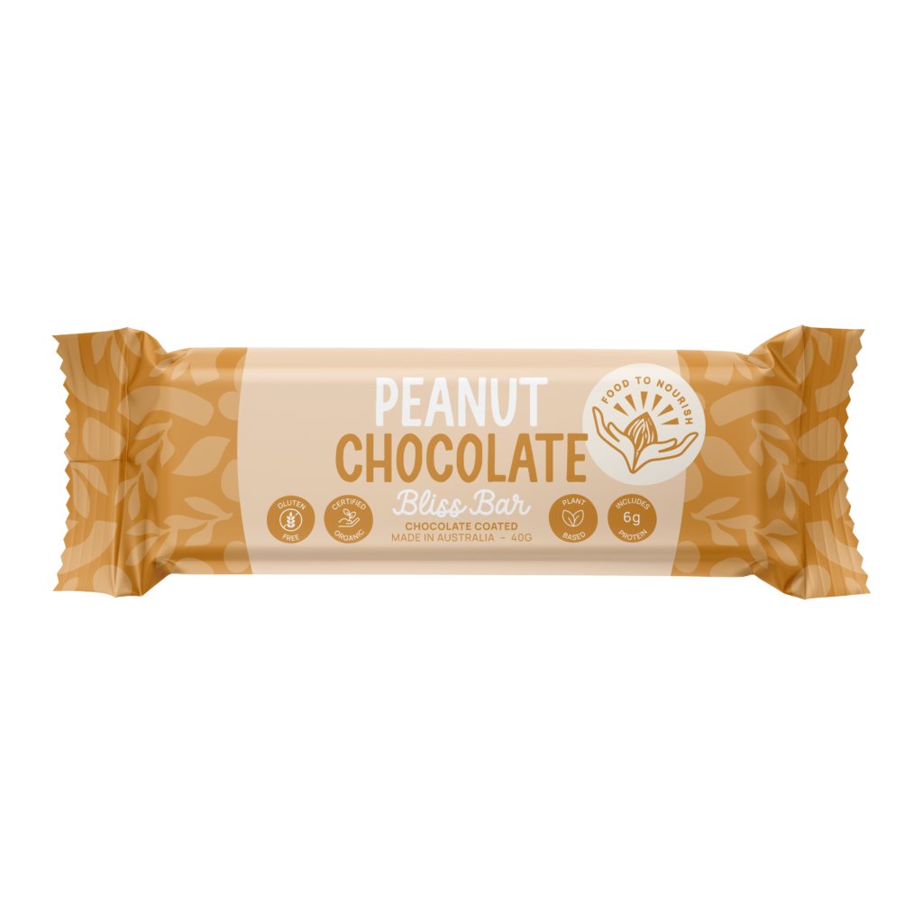 Organic Bliss Bar Chocolate Chip Cookie - Gluten-Free, Vegan & Non-GMO Snack for Energy Boost - Perfect for Hiking, Workouts & Healthy On-the-Go Breakfast