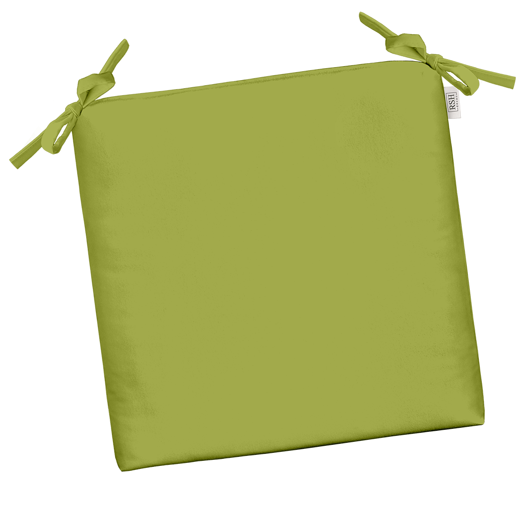Sunbrella Canvas Greens 2 Foam Dining Chair Cushion - Waterproof & UV Resistant Outdoor Seat Cushion - Perfect for Patio, Deck, and Garden Furniture
