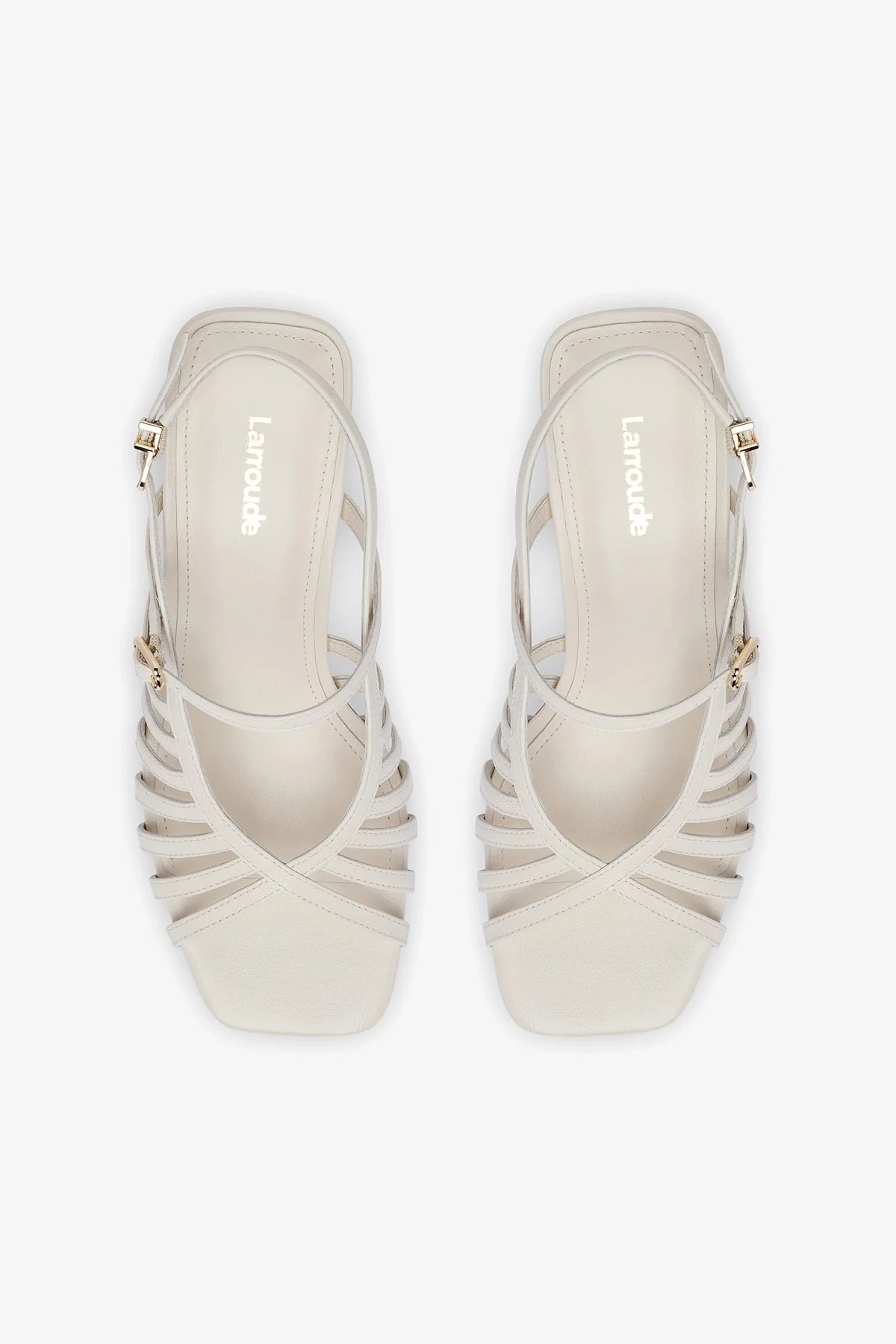 Leandra Ivory Leather Sandals for Women - Comfortable & Stylish Summer Casual Shoes for Beach, Walking, and Outdoor Activities