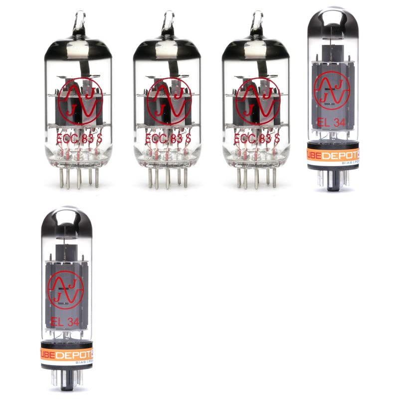 Marshall MA50 Replacement Tube Set - Genuine Vacuum Tubes for Guitar Amplifiers | Perfect for Home Studio, Live Performances & Music Practice