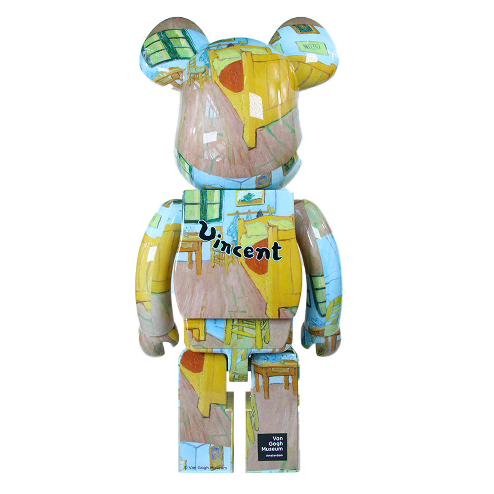 1000% Bearbrick Van Gogh The Bedroom Collectible Art Toy - Limited Edition Vinyl Figure for Home Decor & Office Display