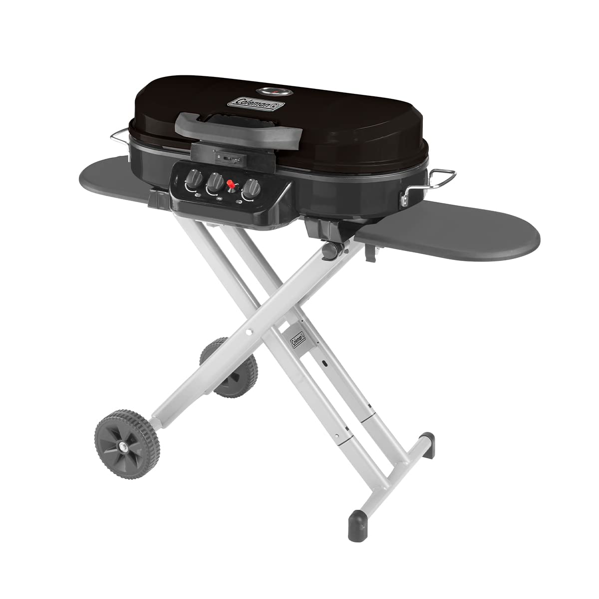 Coleman RoadTrip 285 Portable Propane Grill with Cast Iron Griddle - Perfect for Camping, Tailgating & Outdoor BBQs