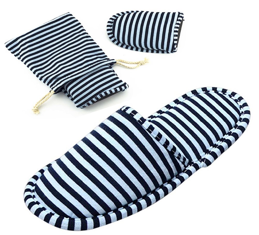 Eco-Friendly Travel Slippers - Washable Cotton Spa Slippers for Hotel, Home & Indoor Use - Perfect for Guests, Relaxation & Comfortable Lounging