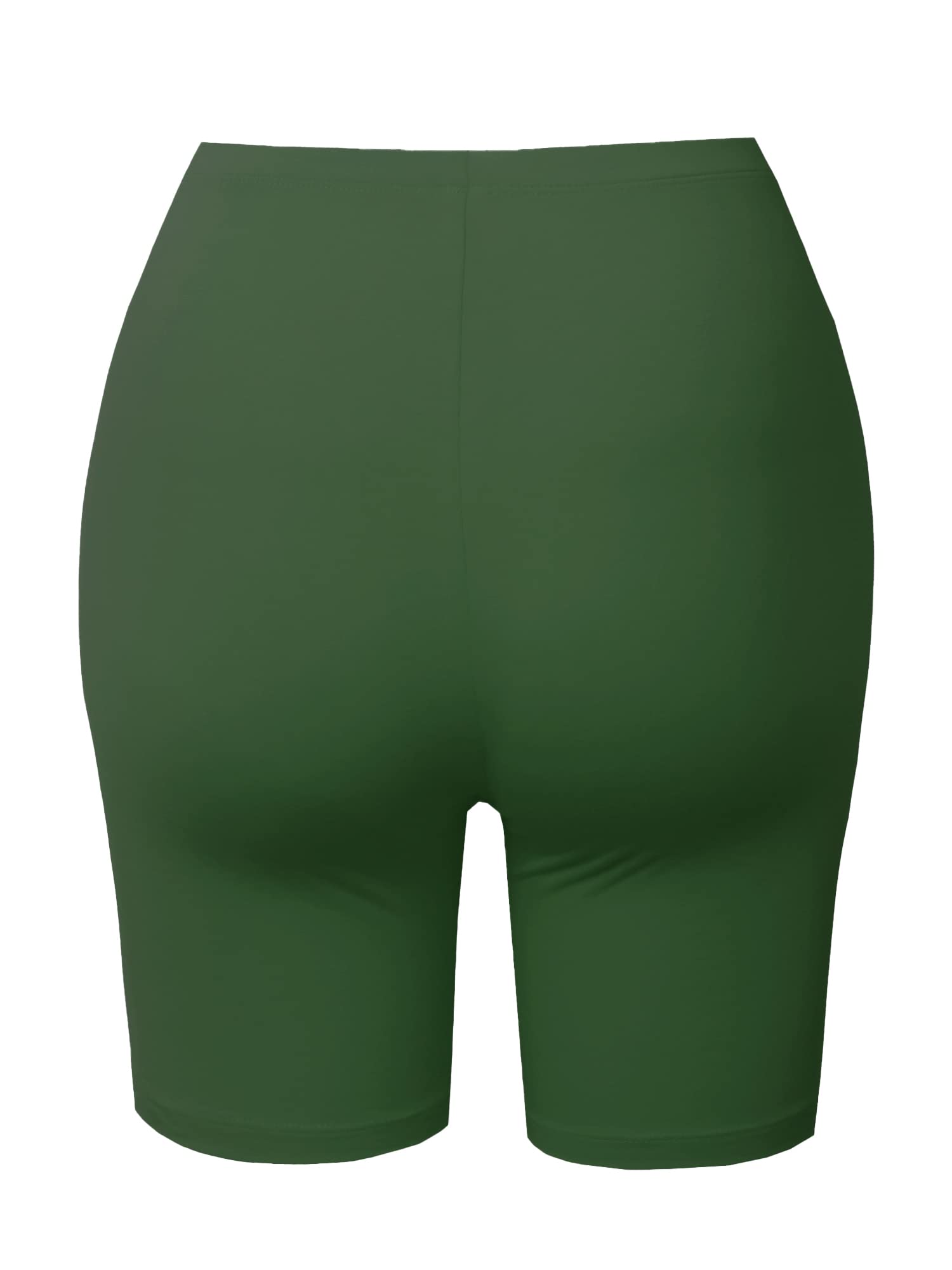 Emma Women's Essential Cotton Mid Rise Biker Shorts - Active Daily Wear for Yoga, Running, Gym & Lounge