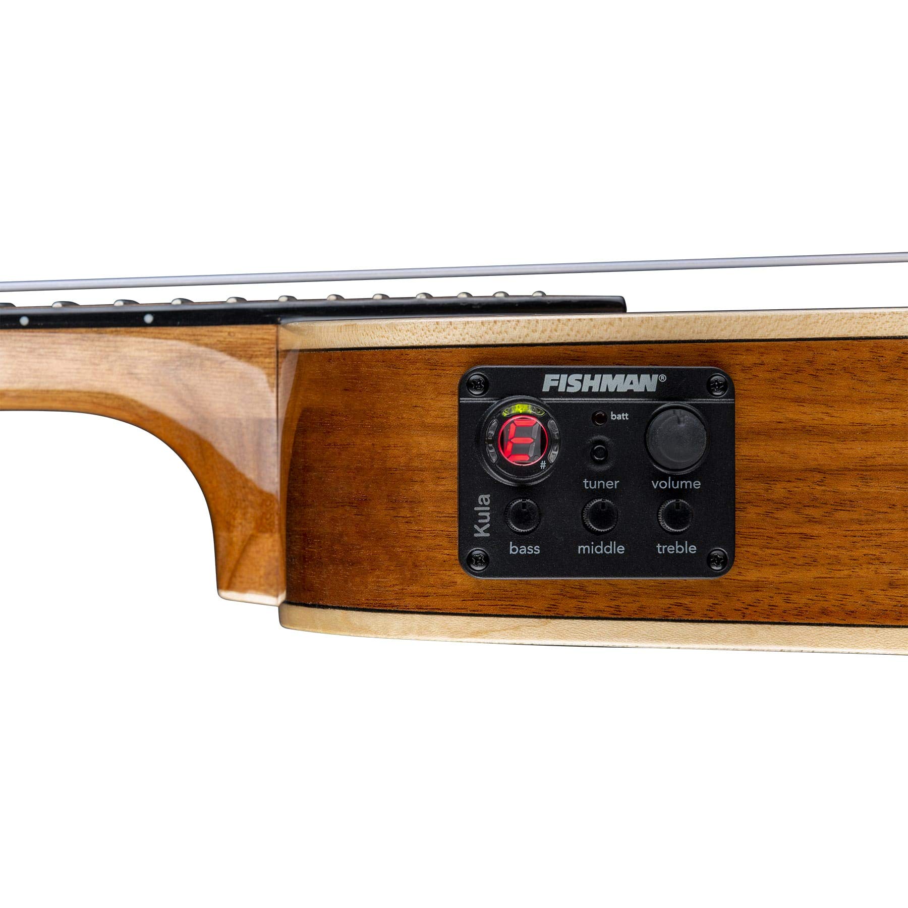 Luna Guitars Vista Deer 4-String Concert Acoustic Electric Ukulele - Right Handed (UKEVISTADEERC) - Perfect for Beginners, Travel & Live Performances