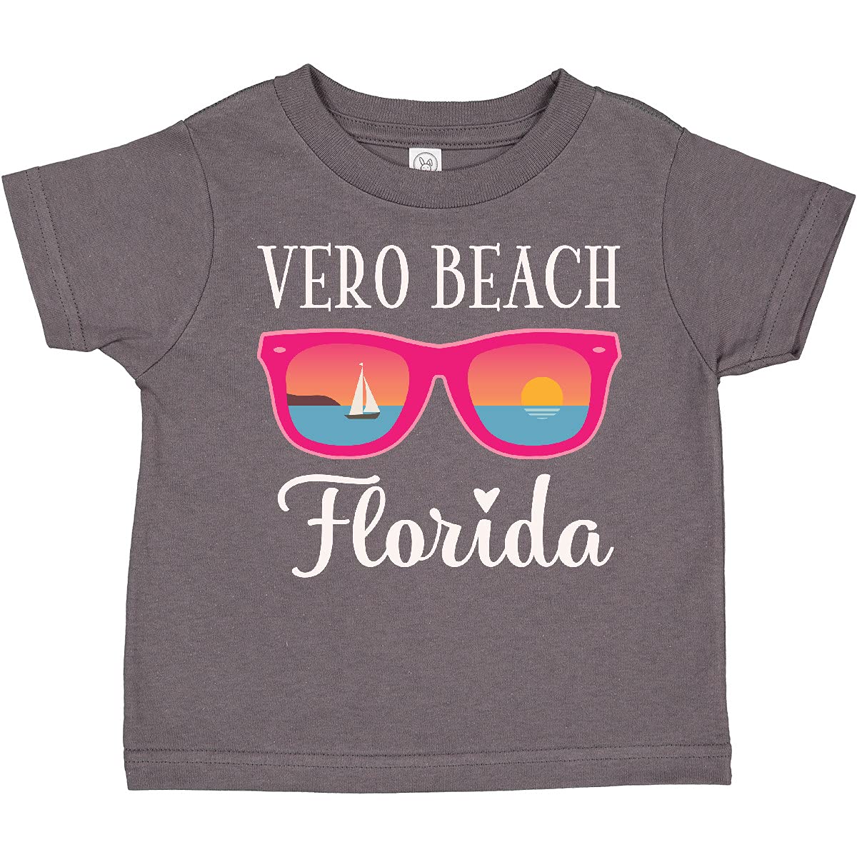 Inktastic Vero Beach Florida Vacation Trip Toddler T-Shirt - Cute Florida Travel Souvenir for Kids, Soft Cotton Tee for Beach Holidays & Family Trips