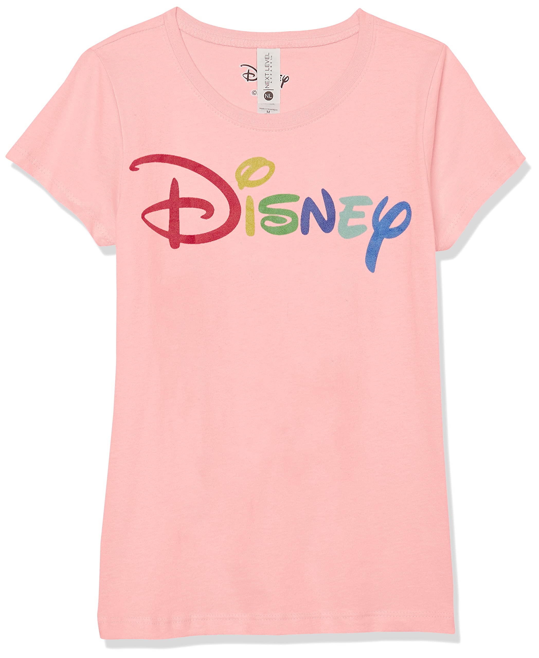 Disney Girls' Multicolor Cotton T-Shirt - Cute Cartoon Print Short Sleeve Top for Kids, Toddlers & Teens | Perfect for School, Playdates & Family Outings