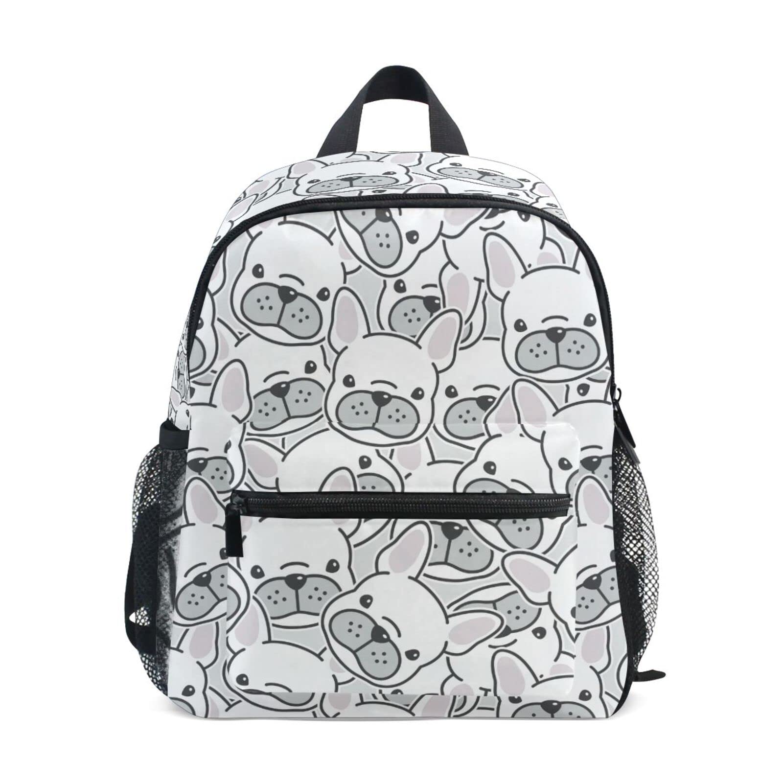 Viio Waterproof French Bulldog Toddler Backpack for Girls & Boys - Adjustable Chest Strap, Lightweight School Backpack for Kids - Perfect for Preschool, Daycare & Travel Accessories