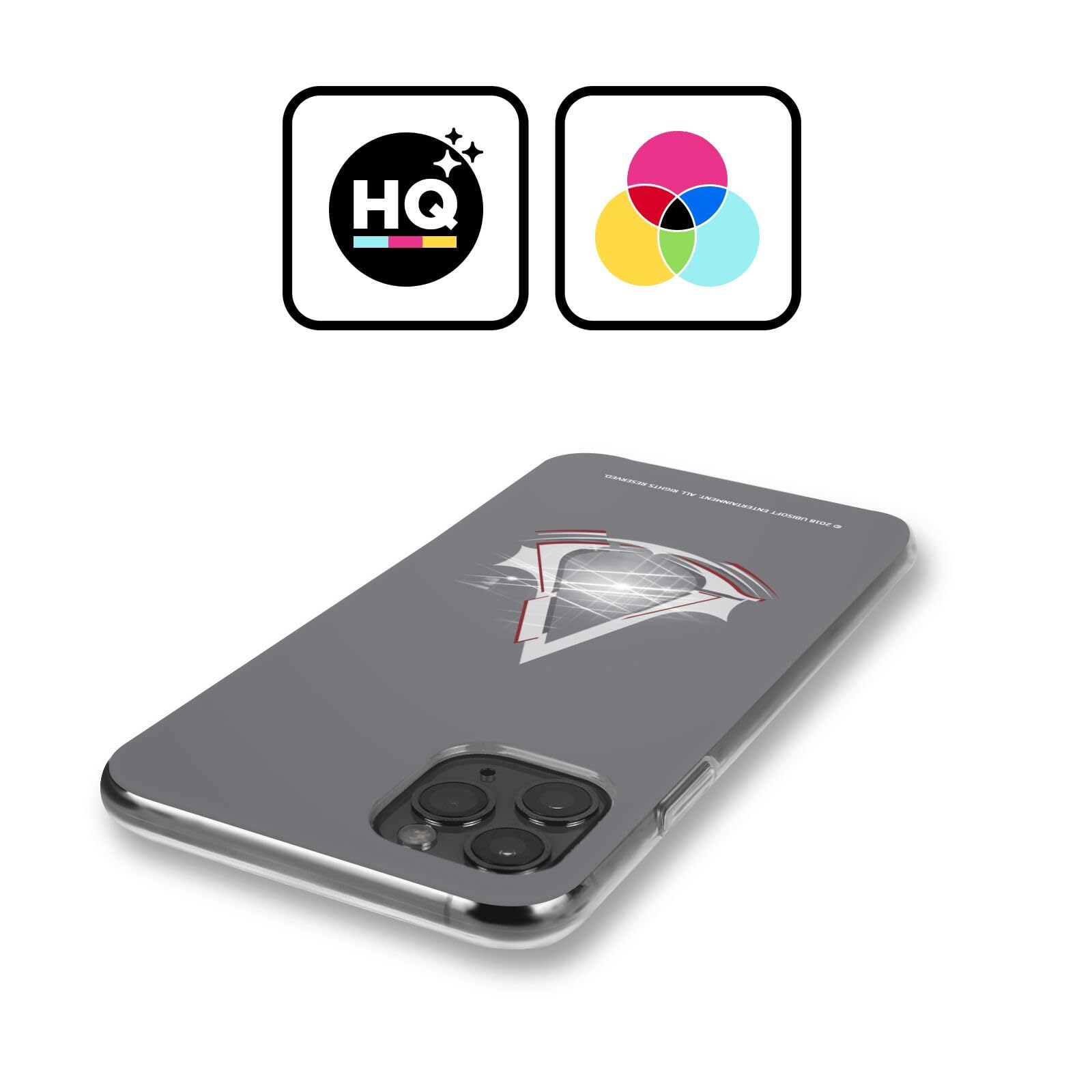 Officially Licensed Assassin's Creed Light Logo Soft Gel Case for Apple iPhone 13 Pro Max - Durable Protection & Stylish Gaming Design - Perfect for AC Fans, Daily Use & Gaming Enthusiasts