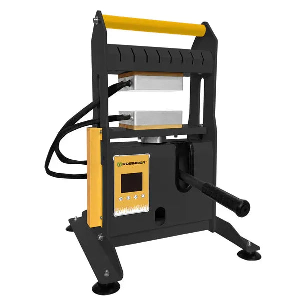 Rosineer BOOST 12 Hydraulic Rosin Press Machine for Home & Commercial Use - Essential Oil Extractor for DIY Rosin, CBD, and Concentrates - Perfect for Cannabis Enthusiasts & Herbal Extractors