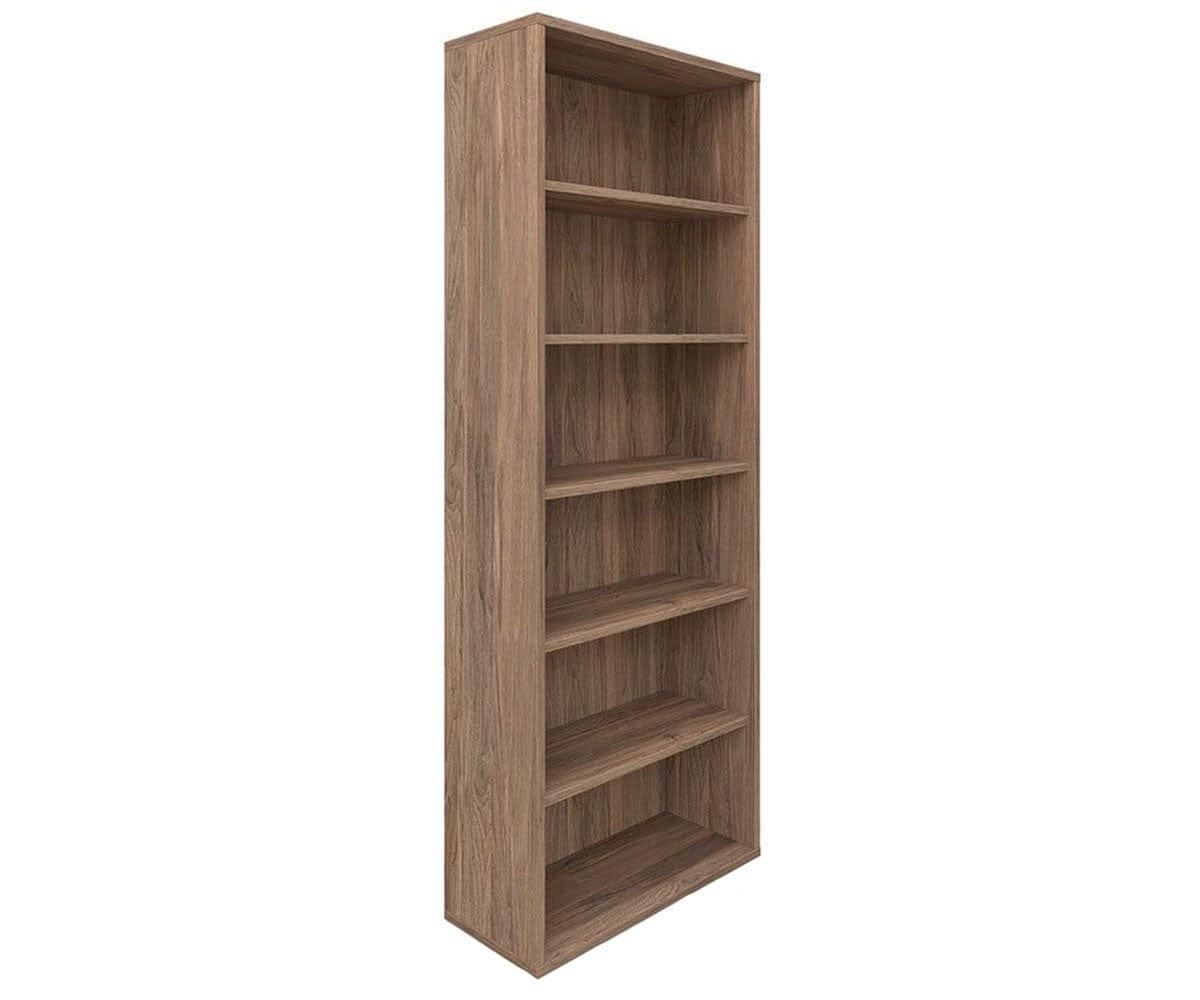 Arren High Bookcase - Modern Wooden Bookshelf for Home & Office Storage - Perfect for Living Room, Bedroom, or Study Organization