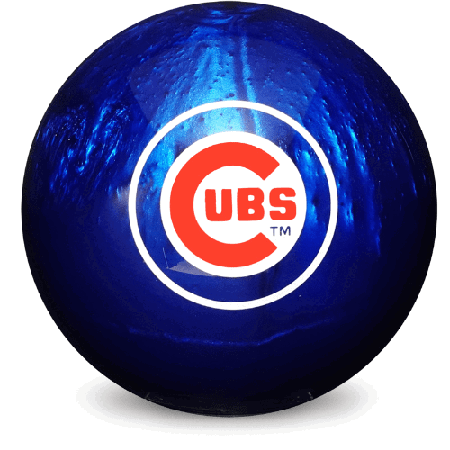 MLB Engraved Chicago Cubs Undrilled Bowling Ball - Perfect for Baseball Fans & Bowling Enthusiasts | Great Gift for Sports Lovers & Home Decor