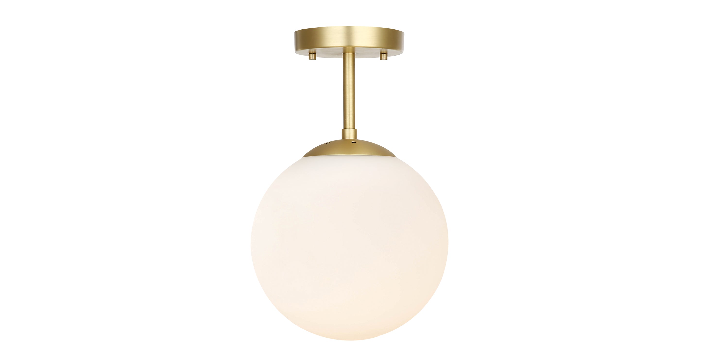 Modern Zeno Globe Ceiling Light Fixture - 12