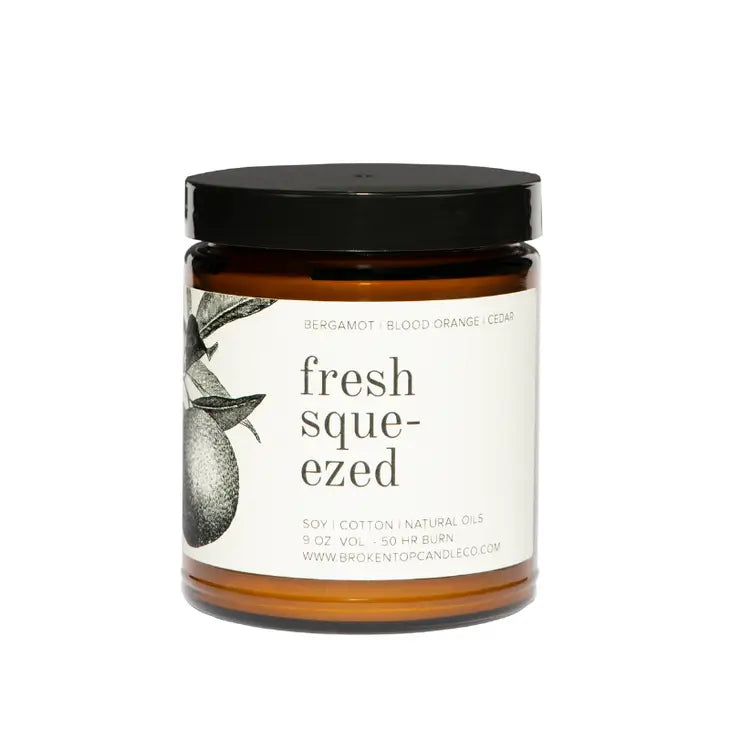 Fresh Squeezed 9 oz Soy Candle - Handmade Natural Scented Candles for Home, Relaxation & Aromatherapy | Perfect for Bedroom, Bathroom & Gift Giving
