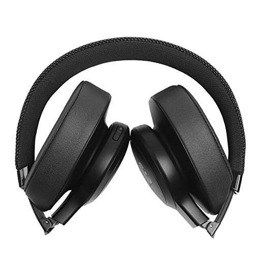 **JBL Live 500BT Wireless Over-Ear Headphones with Noise Cancelling, Bluetooth 5.0, 30-Hour Battery – Includes gSport Deluxe Travel Case (Black) – Perfect for Travel, Work, and Gym**