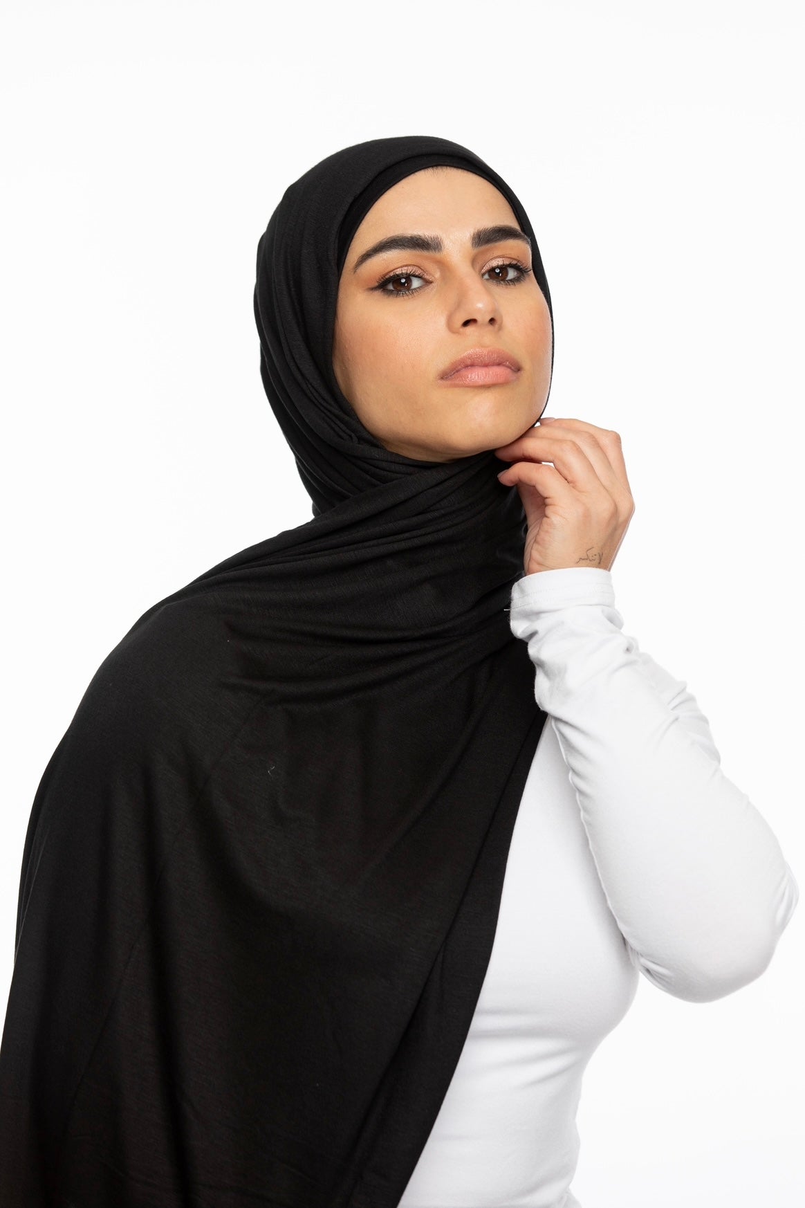 Premium Black Jersey - Soft & Comfortable Cotton Blend T-Shirt for Men & Women - Perfect for Casual Wear, Sports & Everyday Outfits