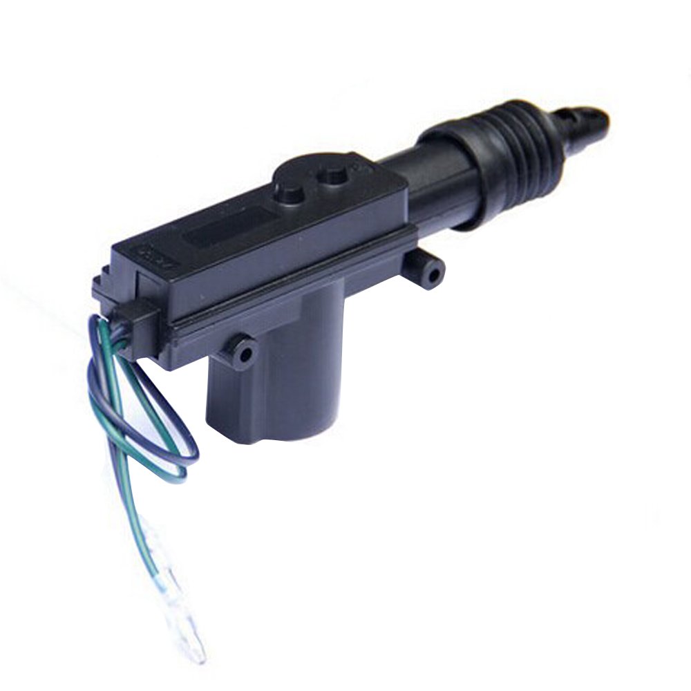 Universal Heavy Duty 12V 2-Wire Black Car Power Door Lock Actuator - Durable & Reliable for Auto Locks, Trucks, SUVs & More