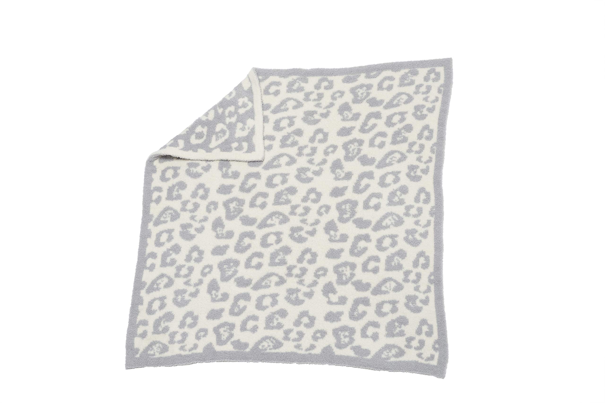 Barefoot Dreams CozyChic in The Wild Baby Blanket - Ultra Soft & Luxurious Nursery Blanket for Newborns, Ocean/Cream - Perfect for Swaddling, Stroller & Crib Use