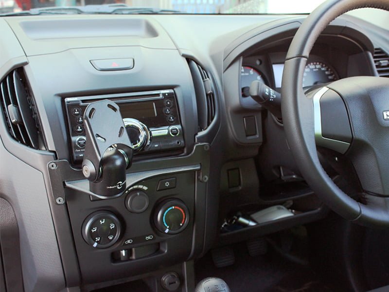 Isuzu D Max (2012-2017) Car Phone Mount - Industrial Evolution InDash Dashboard Holder for Safe Driving & Navigation | Perfect for Commuting, Road Trips & Delivery Services