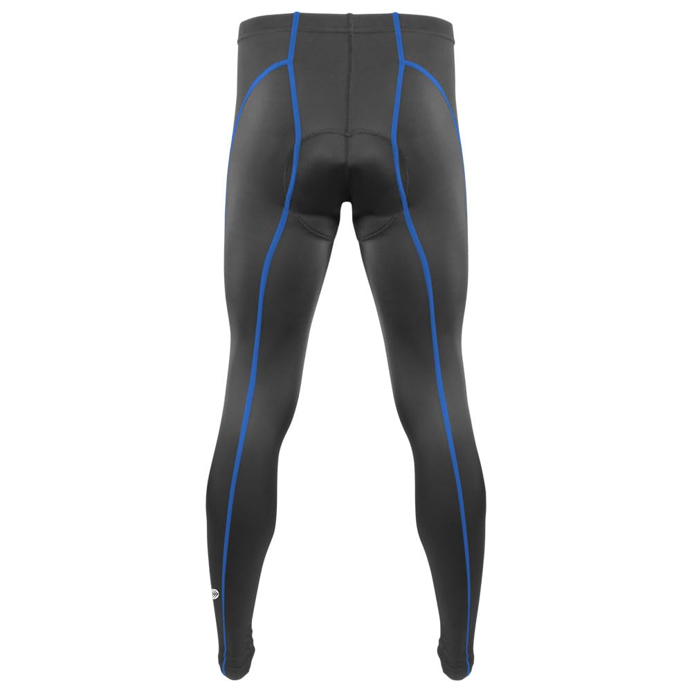 Men's Triumph Padded Cycling Tights - High Performance Compression Spandex Bike Shorts for Road & Mountain Biking | Breathable & Moisture-Wicking | Made in USA | Perfect for Long Distance Rides & Training