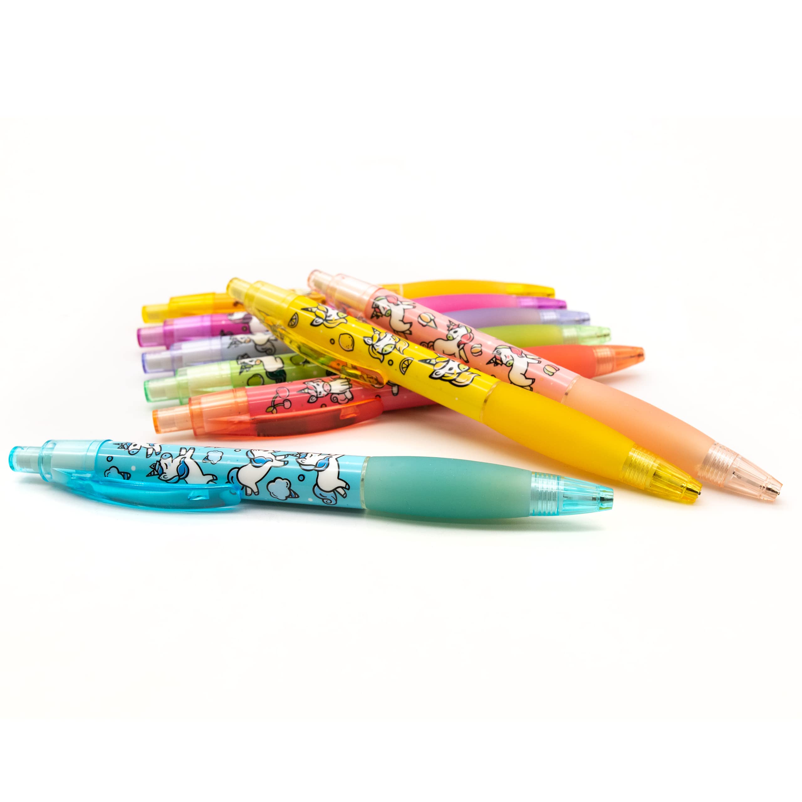 Mechanical Smencils (2 Pack) - Scented Mechanical Pencils with 8 Refills, 0.7mm Medium Point, Unicorn Scent - Perfect for School, Office & Creative Writing