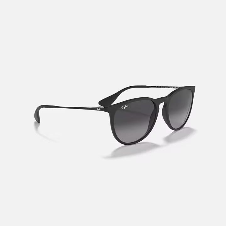 Ray Ban Erika Sunglasses - Classic Rubber Black Frame for Men & Women - Perfect for Outdoor Activities, Driving, and Fashion Accessories