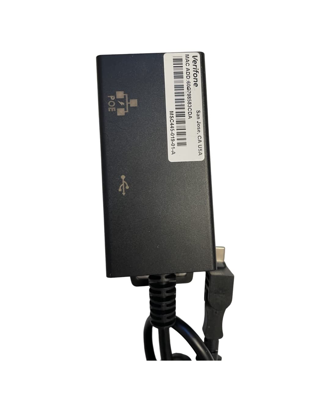 Verifone M4XX PoE USB Cable Assembly MSC445-019-01-A - Compatible with Verifone Payment Terminals for Reliable POS System Connectivity
