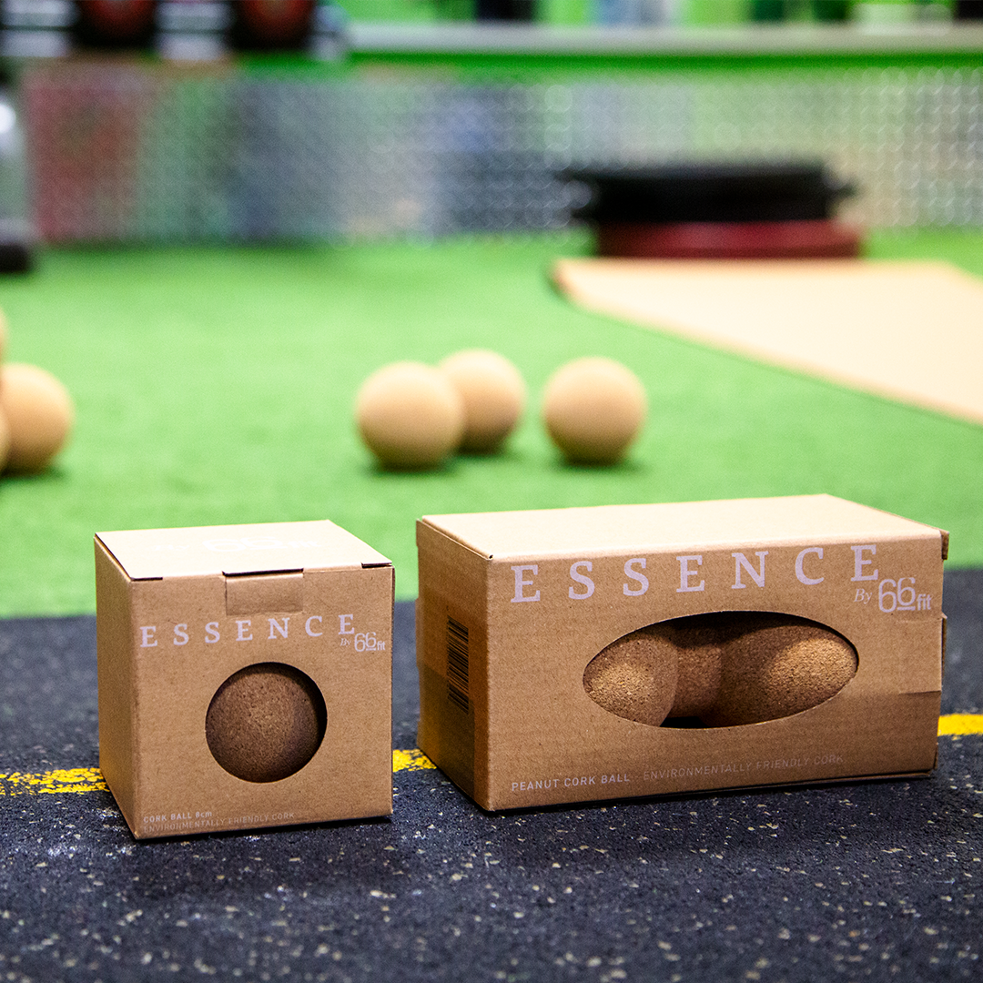 66Fit Premium Cork Massage Ball - 8cm/3.15