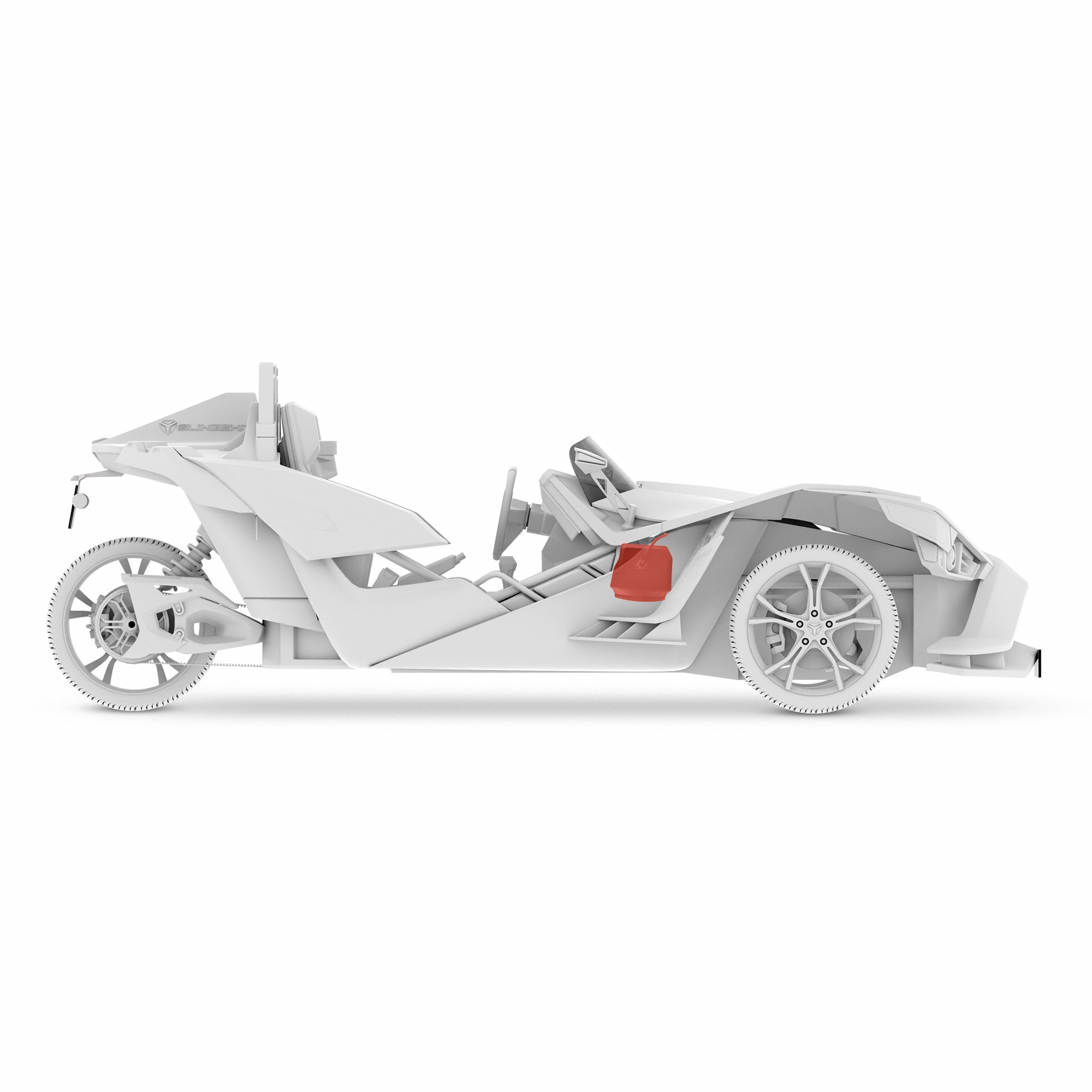 2020-Present Polaris Slingshot Under Dash Enclosure with Dual ZR6.4D Subwoofers - Premium Car Audio Upgrade for Enhanced Bass & Sound Quality | Perfect for Road Trips & Outdoor Adventures