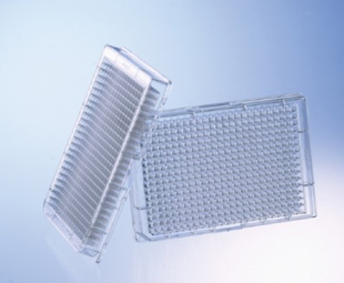 781801 Clear UV-Star Microplate, Flat Bottom, 384 Well (Pack of 40) - High Clarity PCR Plates for Laboratory Testing, DNA/RNA Analysis & Life Science Research