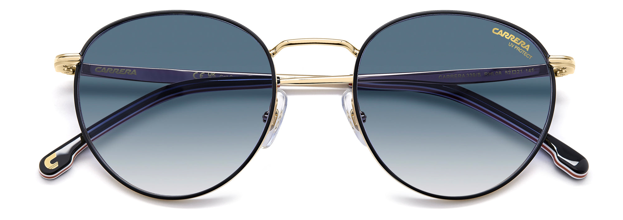 Carrera 339 S Sunglasses - Polarized UV Protection Aviator Style for Men & Women - Perfect for Driving, Outdoor Sports & Fashion Accessories