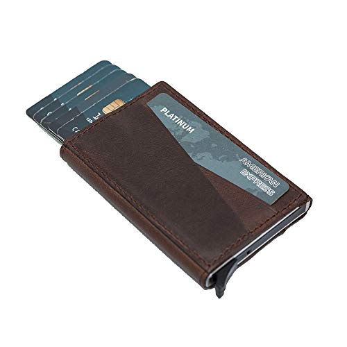 Premium Leather Business Card Holder & Credit Card Case - Personalized Wallet for Professionals - Ideal for Office, Networking & Gifting