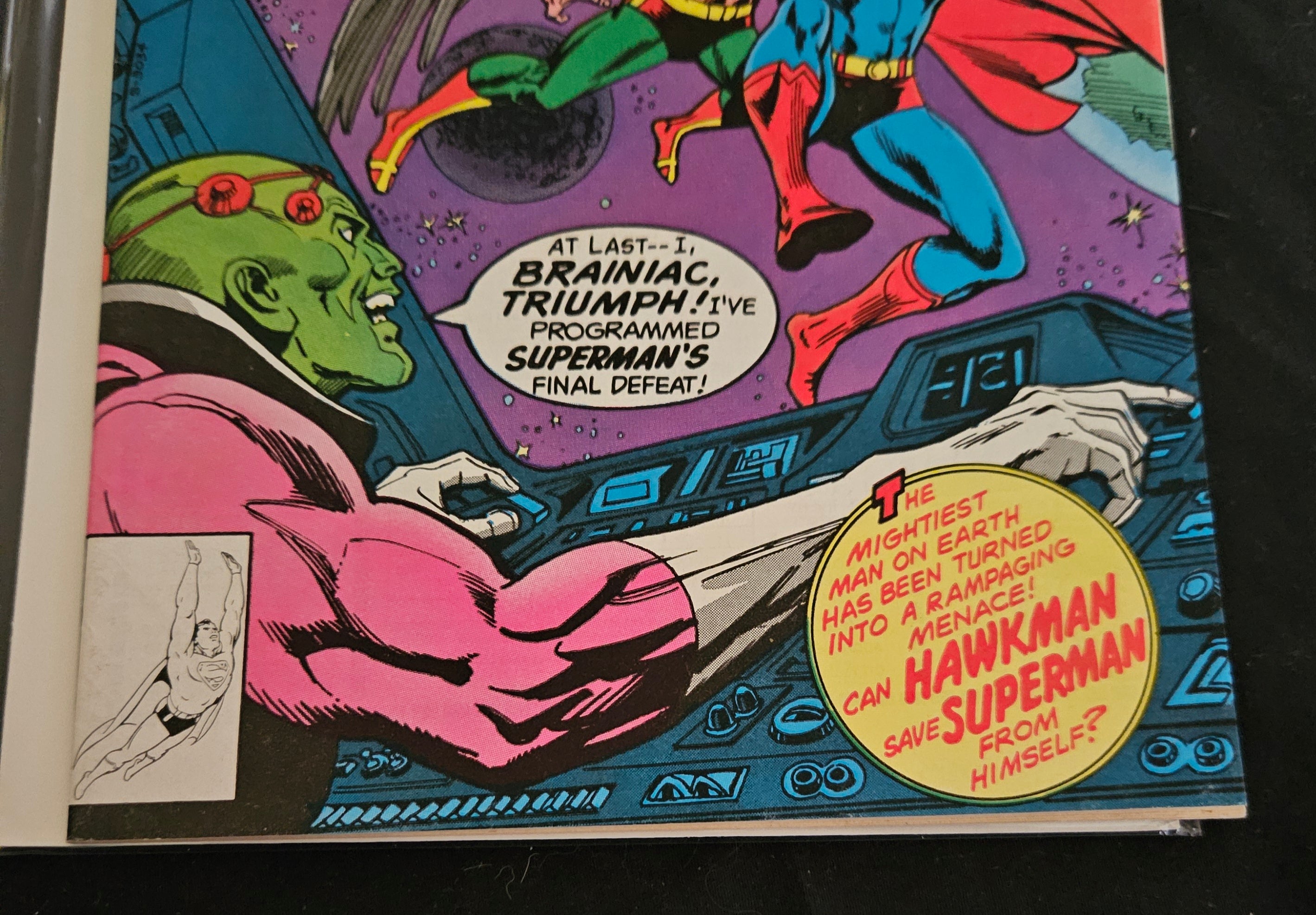 Superman's Action Comics #481 (March 1978) - Whitman Comic Book with Hawkman Appearance | 40¢ Cover | Near Mint Condition | Collectible Vintage DC Comics for Display & Investment