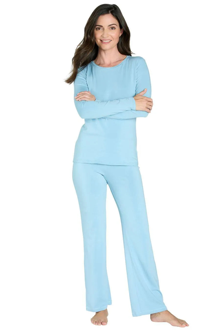 Beyond the Basics Fold Down Lounge Pants - Soft & Comfortable Women's Yoga Pants for Home, Travel & Relaxation