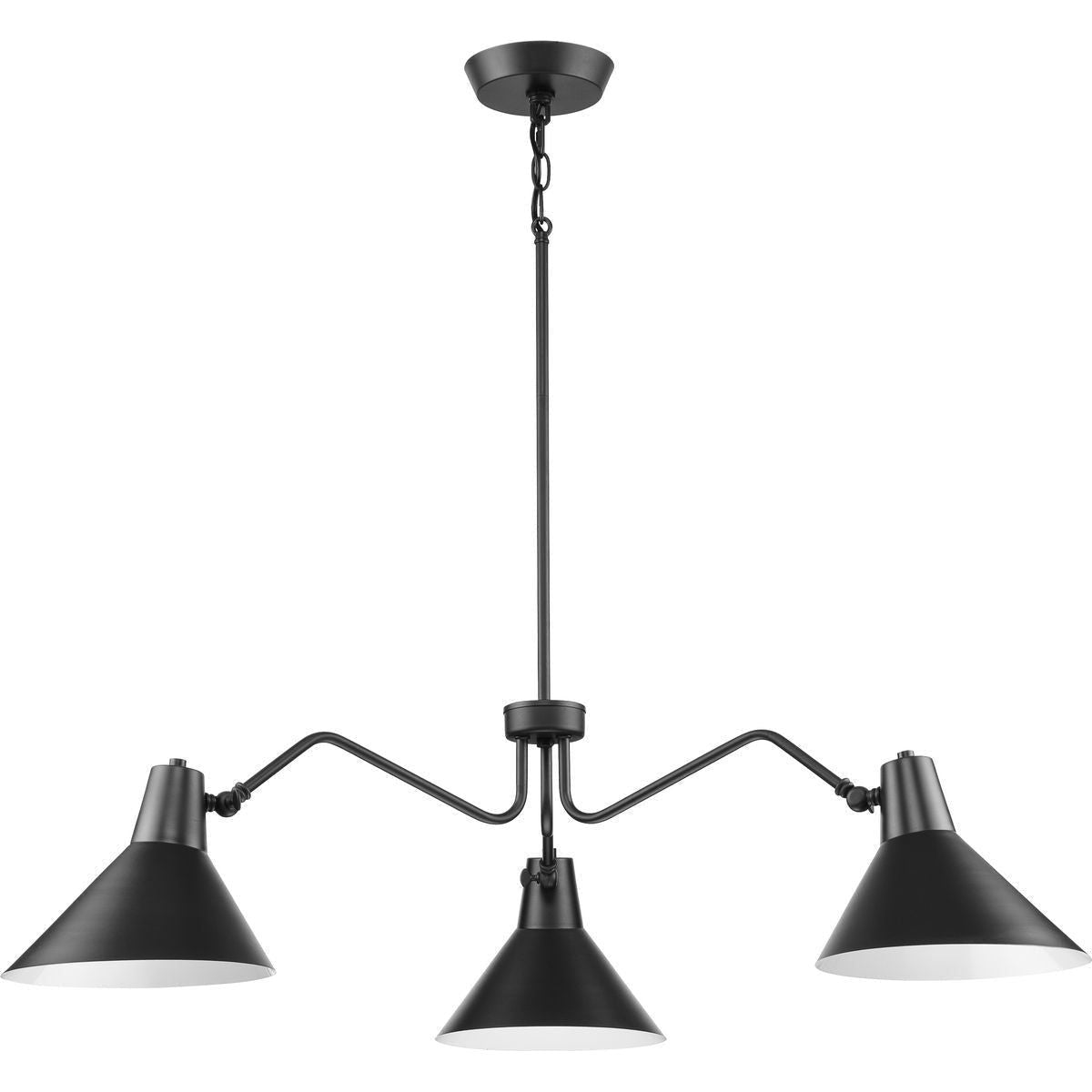 Trimble 3-Light Modern Chandelier - Elegant Ceiling Lighting Fixture for Dining Room, Bedroom & Living Room Decor