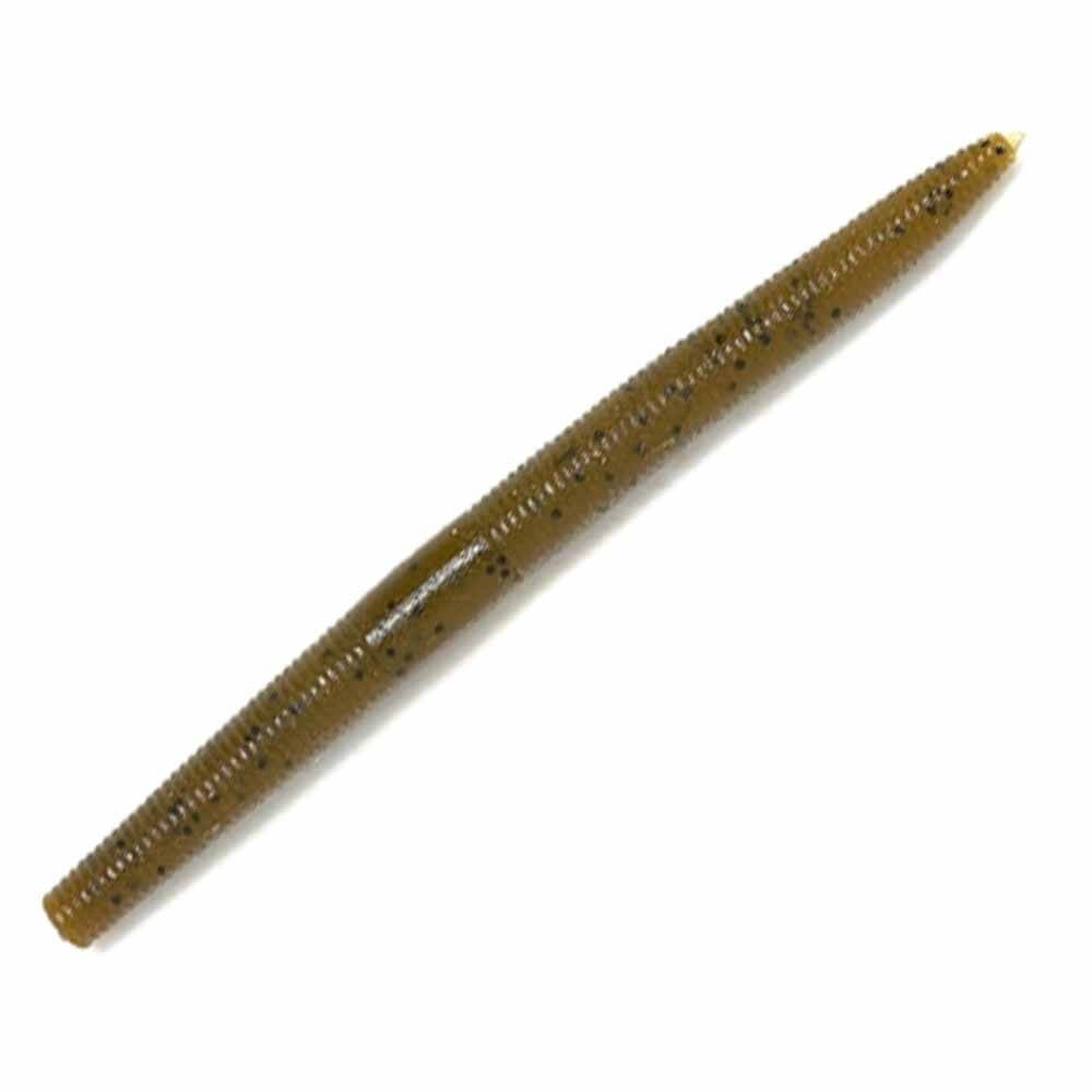 Gambler 6 Inch Fat Ace STICK Worm Soft Plastic Bait - 5 Pack Fishing Lures for Bass, Trout, and Panfish - Perfect for Freshwater and Saltwater Fishing