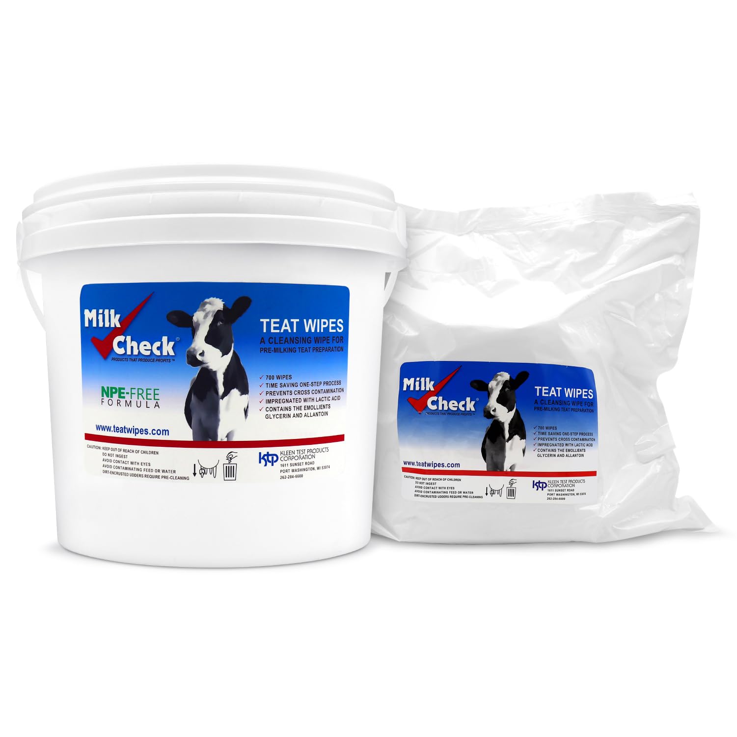 **Premium Teat Wipes 2-Pack (1,400 Wipes) – 7