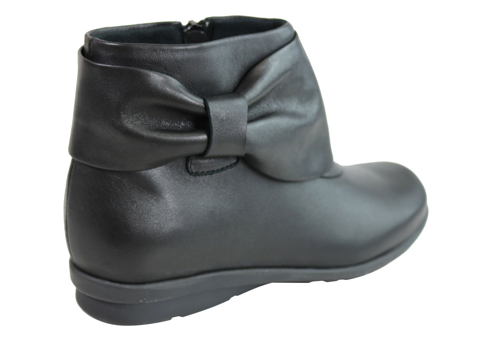 Flex & Go Women's Comfortable Leather Ankle Boots - Made in Portugal - Perfect for Work, Travel & Everyday Wear