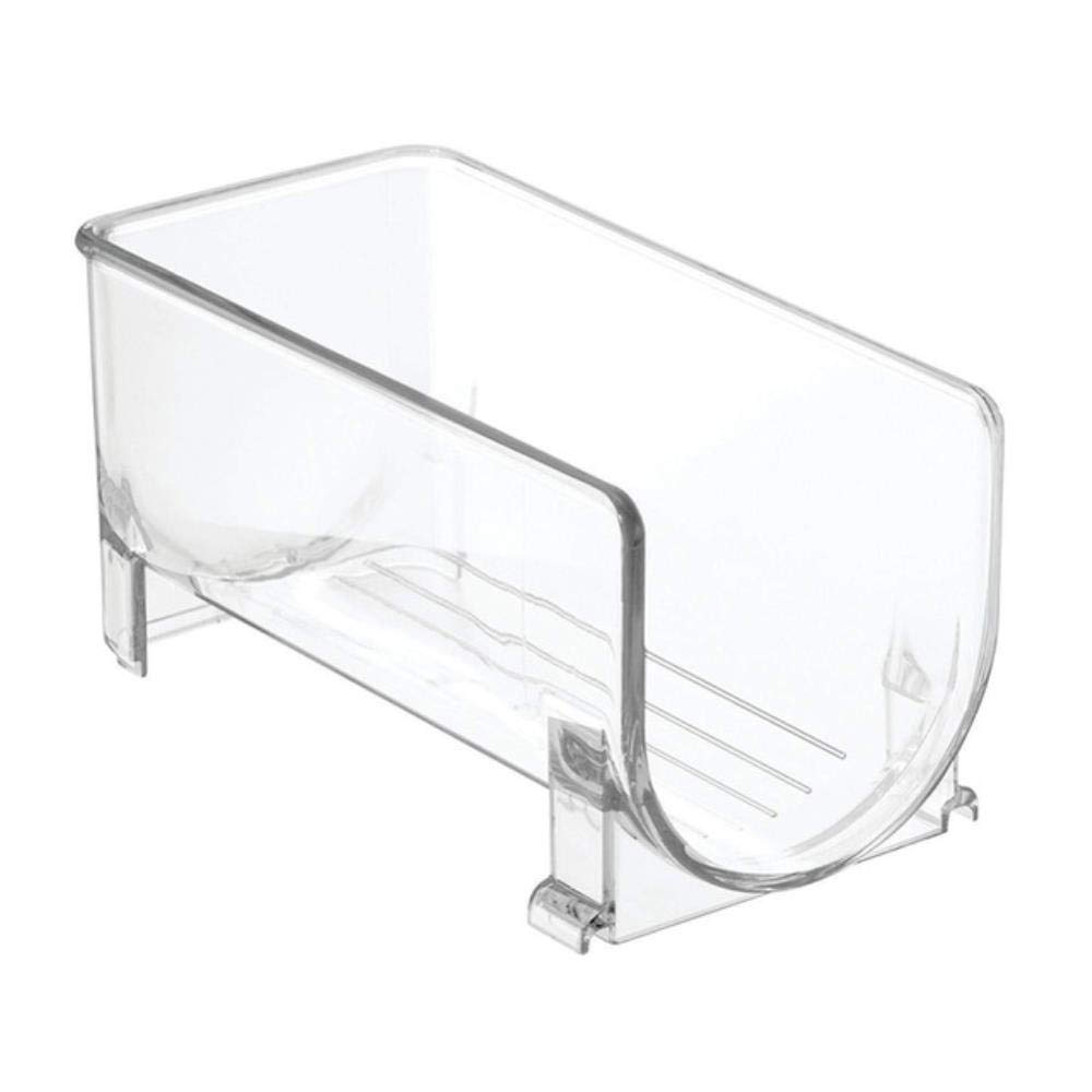 CAIMEI Clear Plastic Wine Rack Holder - Space Saving Barware Organizer for Kitchen Countertops, Cabinets & Home Storage (Set of 1) - Perfect for Wine Bottle Storage in Bars, Restaurants & Home Entertaining