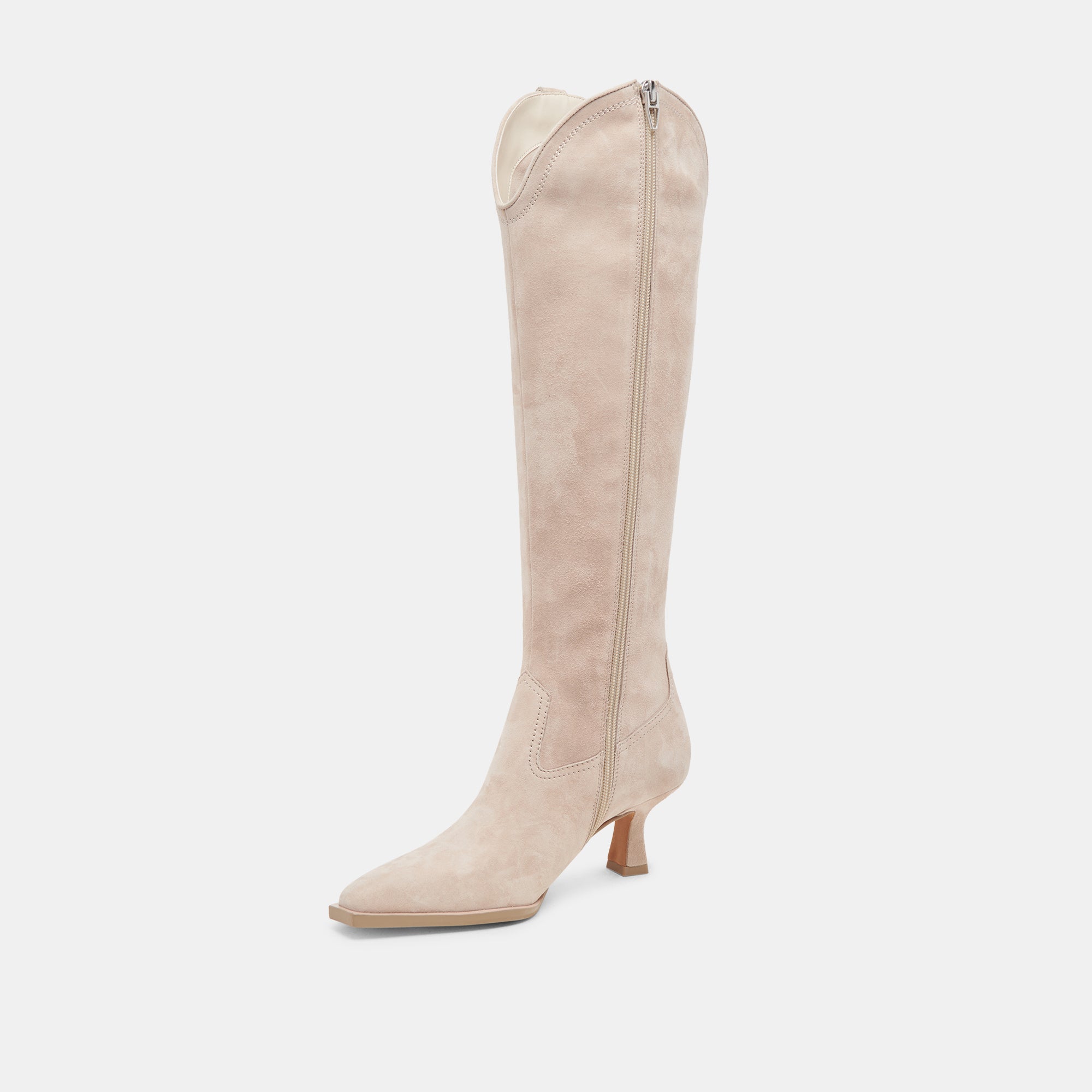 Ariana Taupe Suede Boots for Women - Stylish & Comfortable Ankle Boots for Fall & Winter Fashion | Perfect for Casual Outfits, Office Wear & Date Nights
