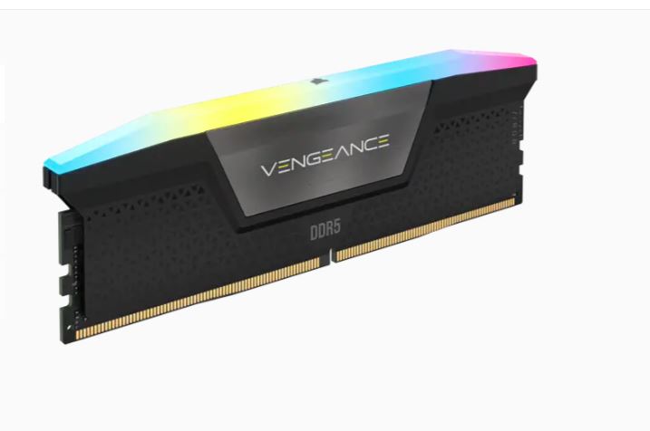 Corsair VENGEANCE RGB 32GB (2x16GB) DDR5 5200MHz C40 Desktop Memory Kit - High Performance Gaming RAM for PC Builds & Content Creation