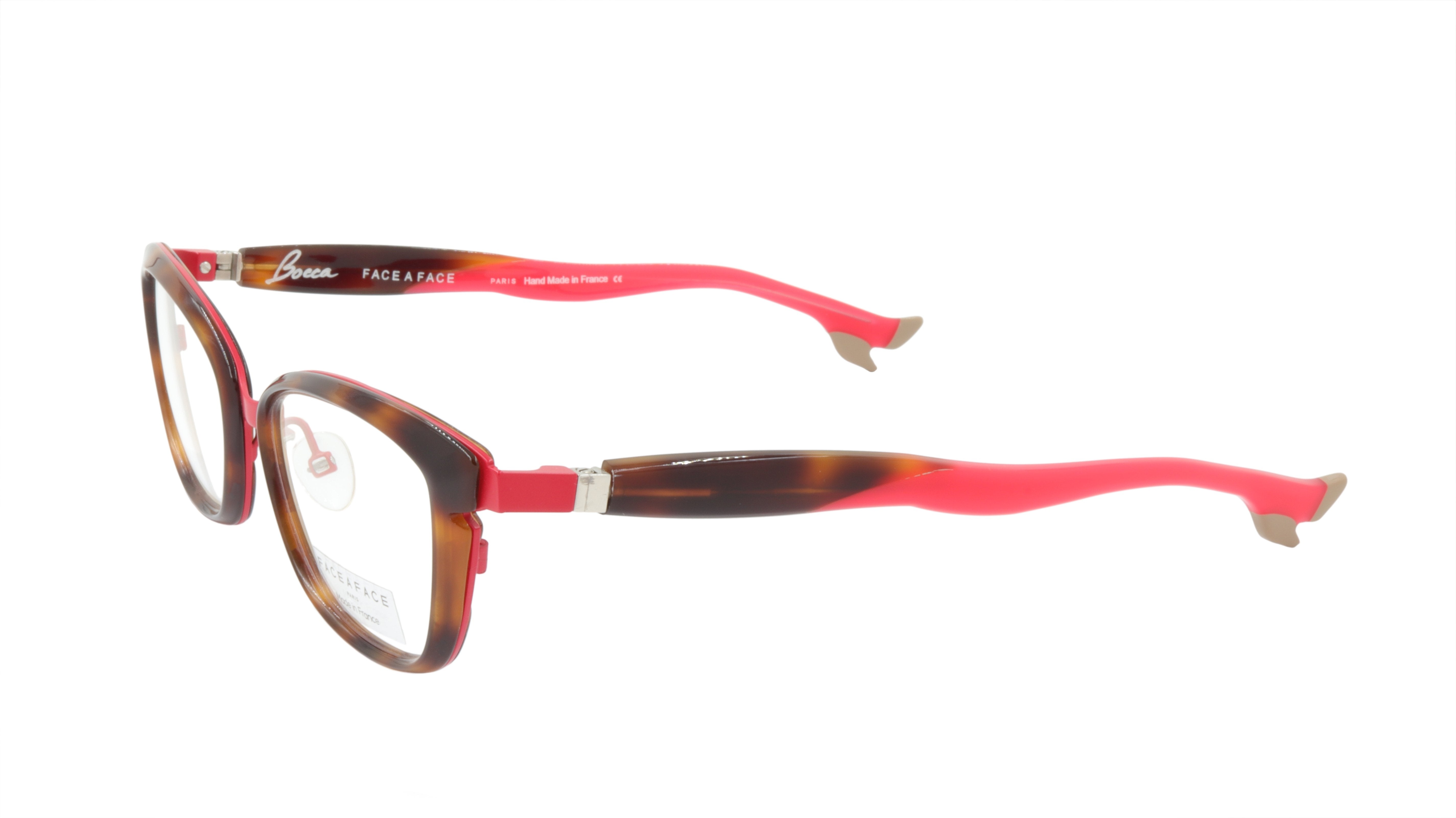Face A Face BOCCA STAR 1 Eyeglasses Frame - 982M Acetate Matte Cherry Red for Women & Men | Trendy Cat Eye Glasses for Reading, Driving & Fashion Accessories
