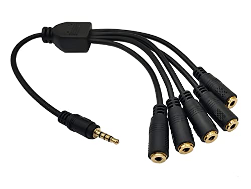 DC3.5mm 4pole 1male/5female