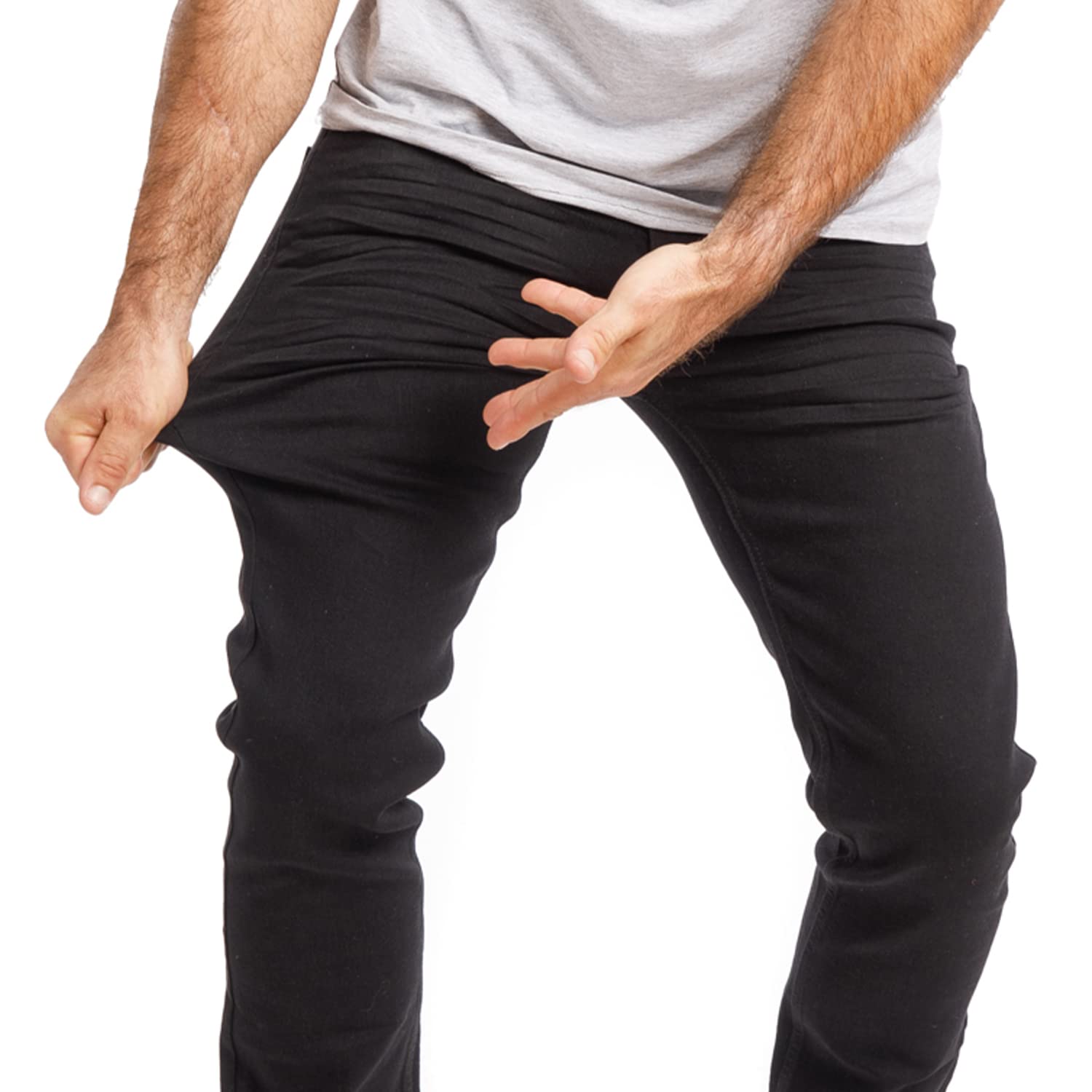 Kenneth Cole Men's Slim Fit Stretch Jeans with Repreve Recycled Polyester - Comfortable & Eco-Friendly Denim Pants for Casual Wear & Office