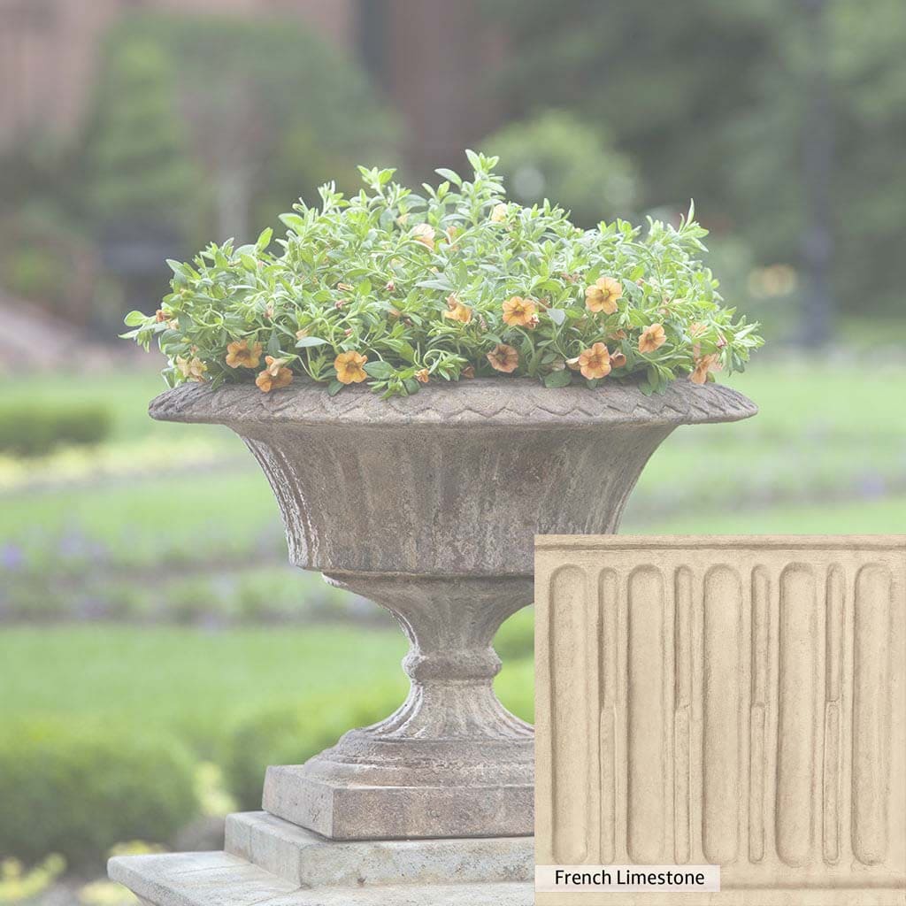Campania International Smithsonian Fluted Valentine Urn - Elegant Garden Decor for Valentine's Day, Weddings & Home Accents