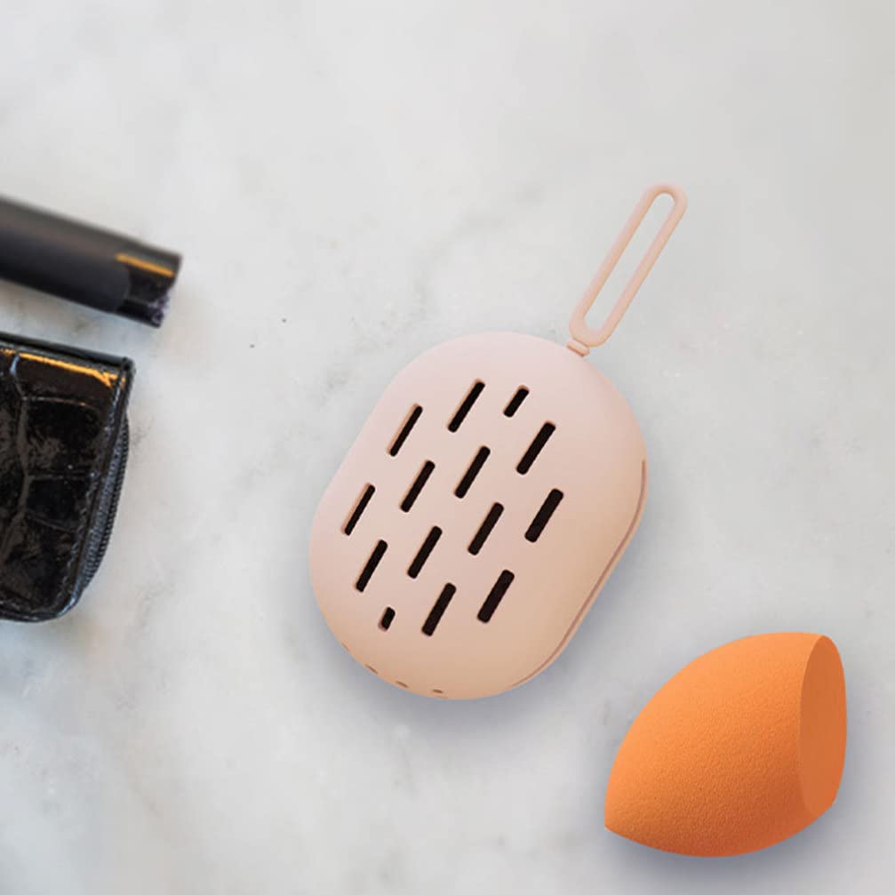 Beaupretty 2-Piece Silicone Beauty Egg Storage Bag - Makeup Organizer for Brushes, Cosmetics & Hair Accessories | Travel-Friendly Makeup Pouch & Brush Holder for Home & Outdoor Use