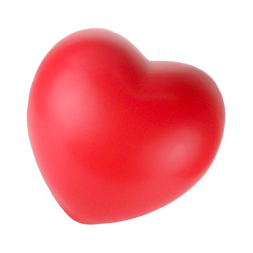 6 Pack Red Heart Stress Relief Toys for Anxiety & Relaxation - Perfect for Office, School, and Home Use